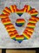 Pride Collection: Rainbow Heart, Embroidered Iron-on Patch, LGBTQ Patches, Sz 3.5" inches
